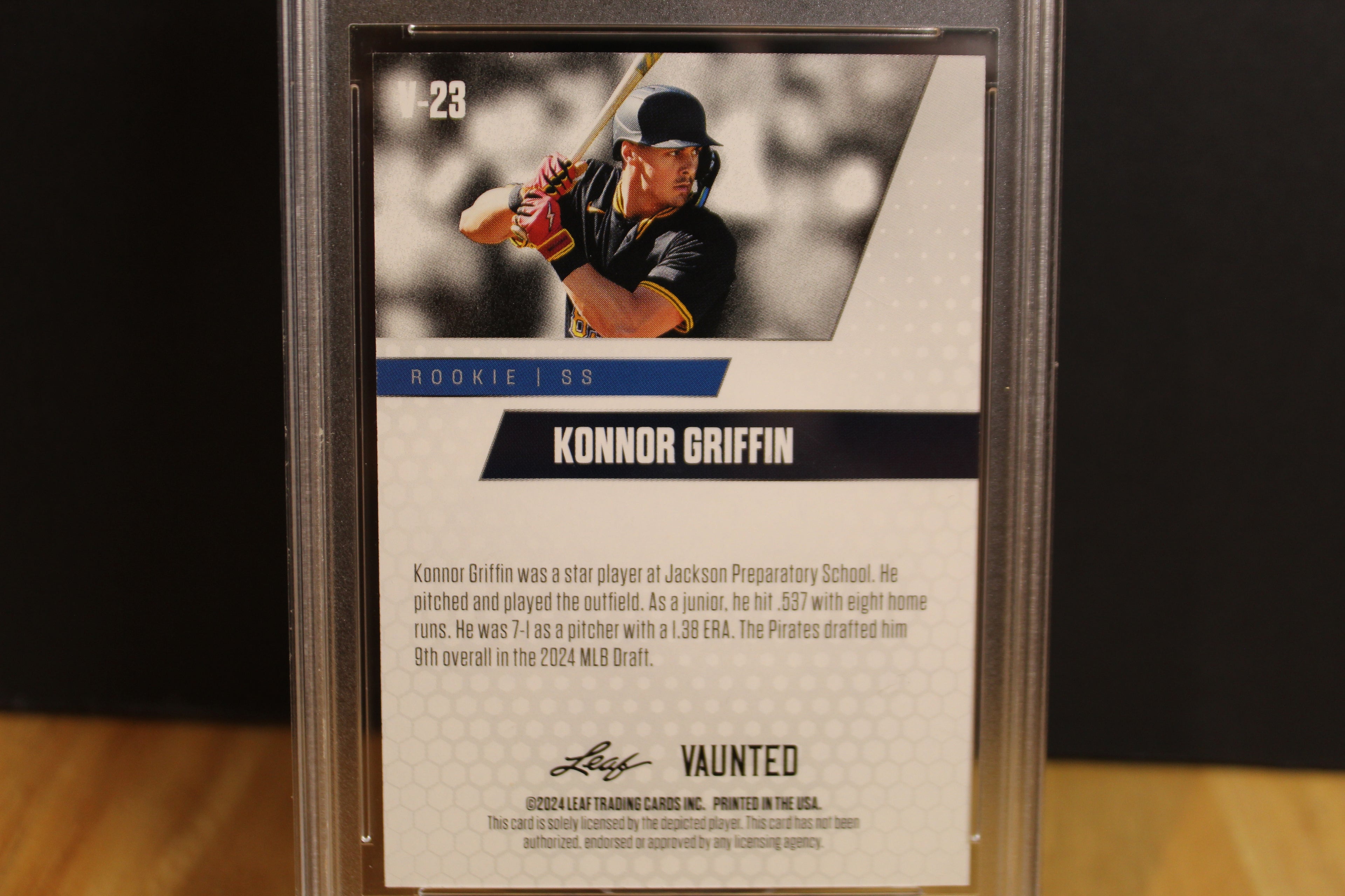Konnor Griffin Graded Mint 10 Rookie Card