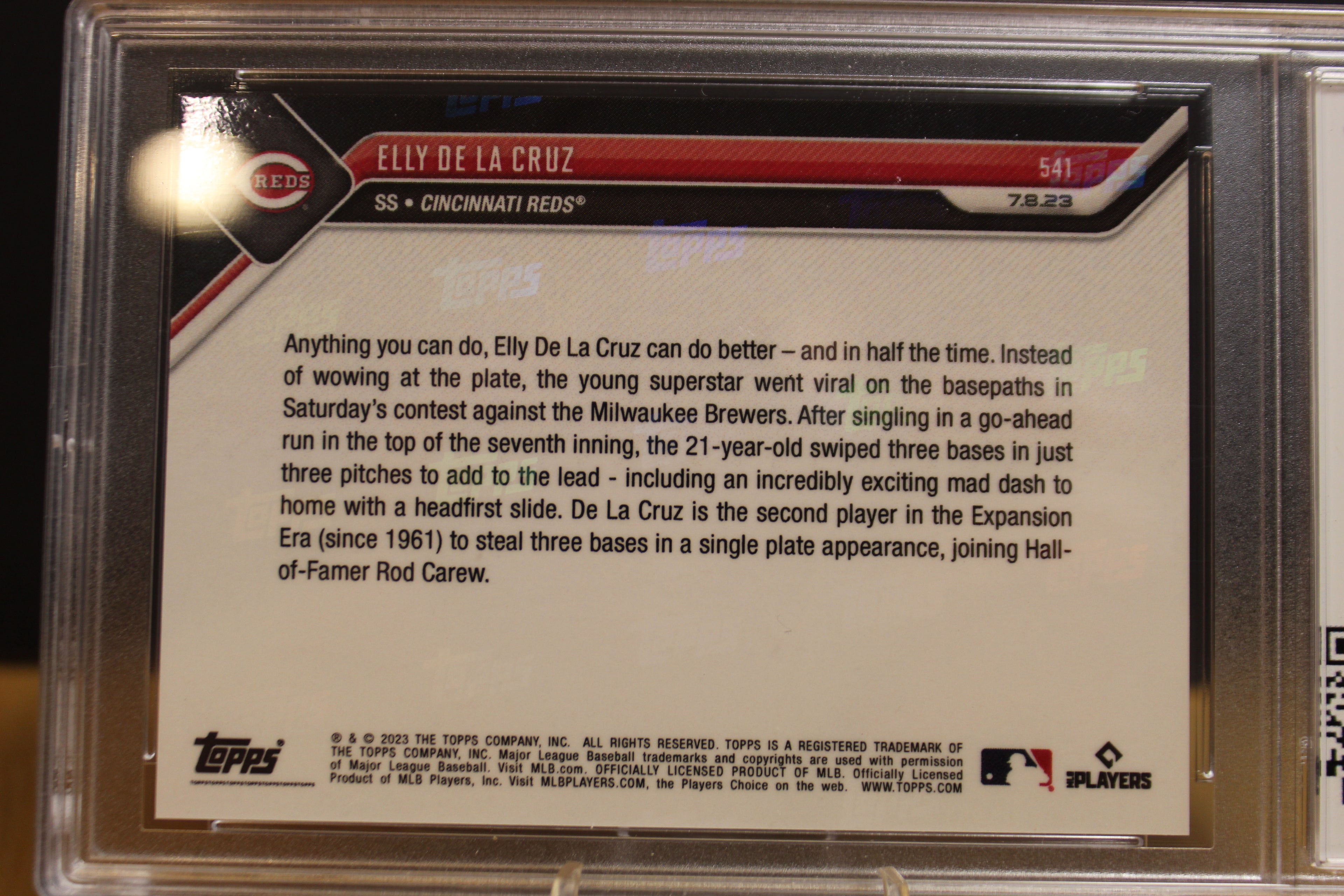 Elly De La Cruz Rookie Card