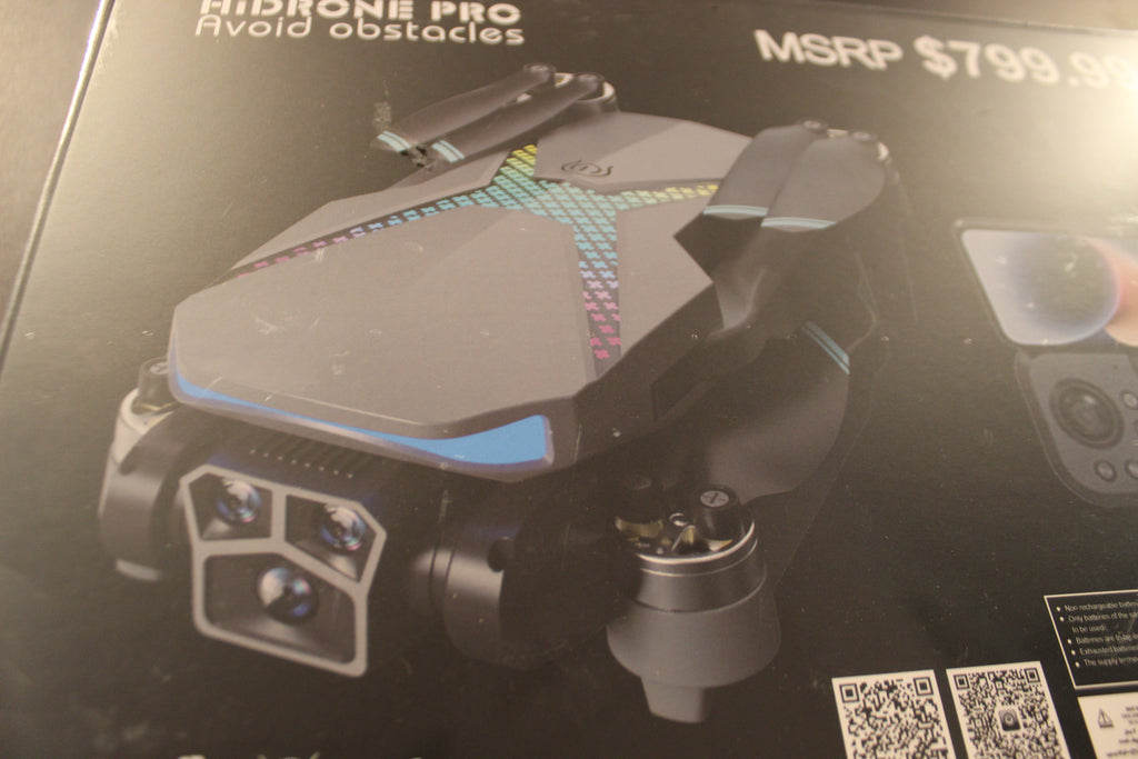 HiDRONE PRO – Foldable 4K Drone with Triple HD Cameras & Obstacle Avoidance